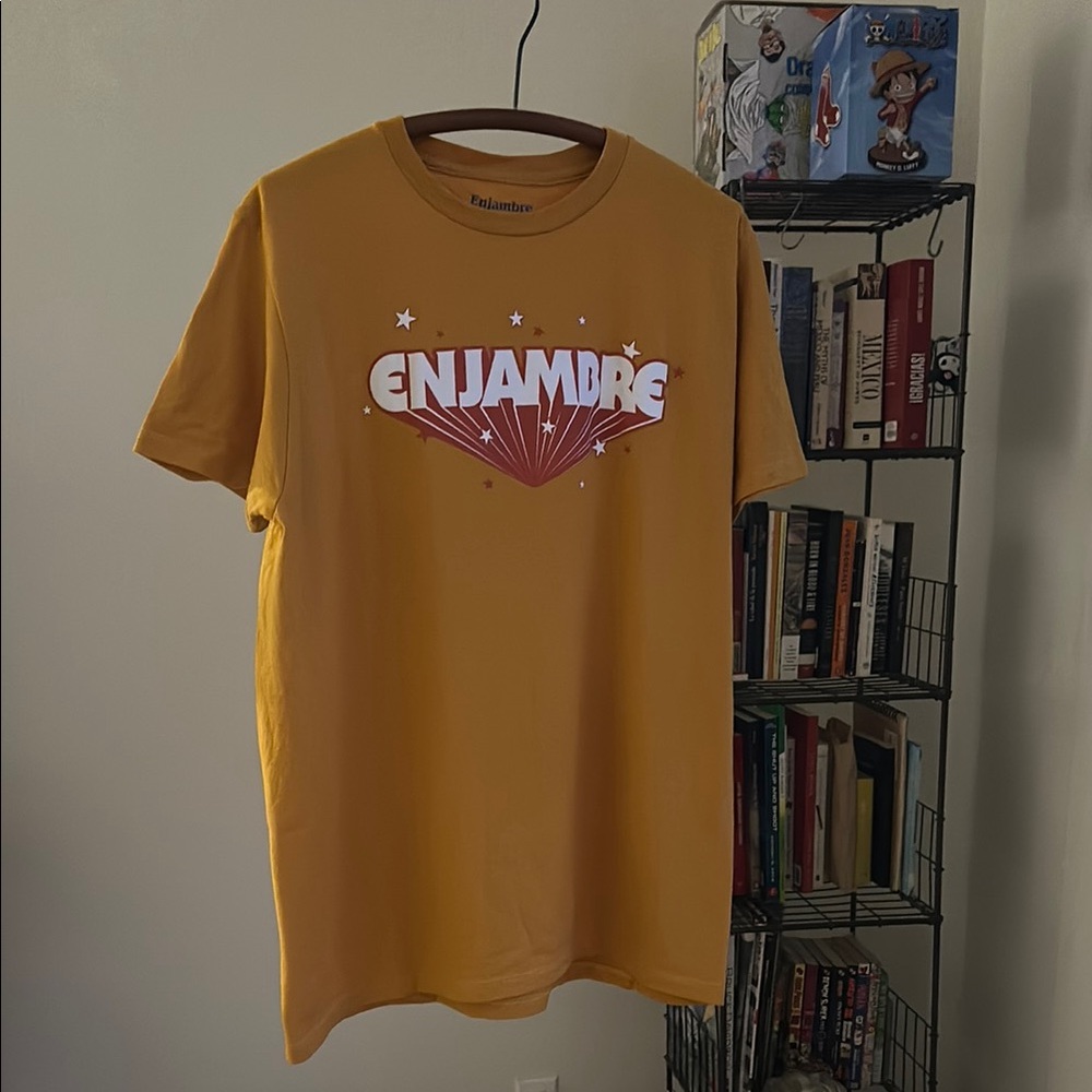 Rare official Mexican Rock Band T-Shirt, Mustard Color.
Never Used, brand new.